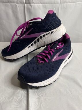 Brooks Ariel 20 Women's Size 10.5 Running Shoes Blue/Pink Athletic 1203151B491